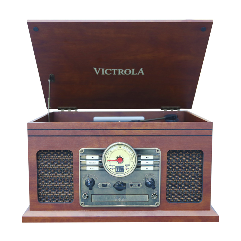 Vintage 6-in-1 Vinyl Record Player