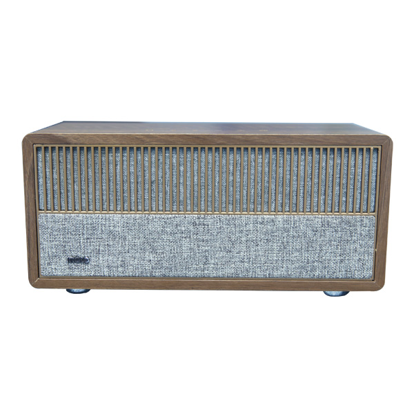 Vintage Woodgrain Desktop Hi-Fi Speaker